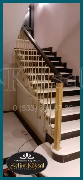 Ev İçi Merdiven Korkuluğu - Demir Merdiven Korkuluğu