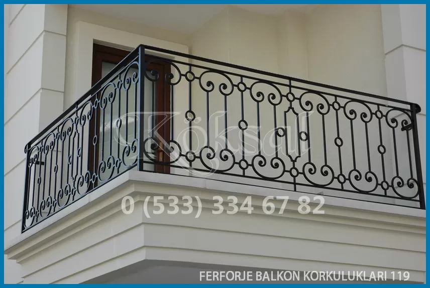 Ferforje Balkon Korkulukları 119