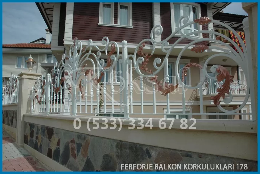Ferforje Balkon Korkulukları 178
