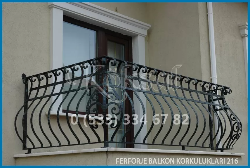 Ferforje Balkon Korkulukları 216