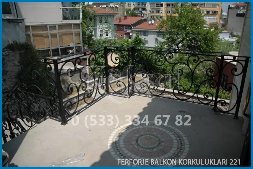 Ferforje Balkon Korkulukları 221