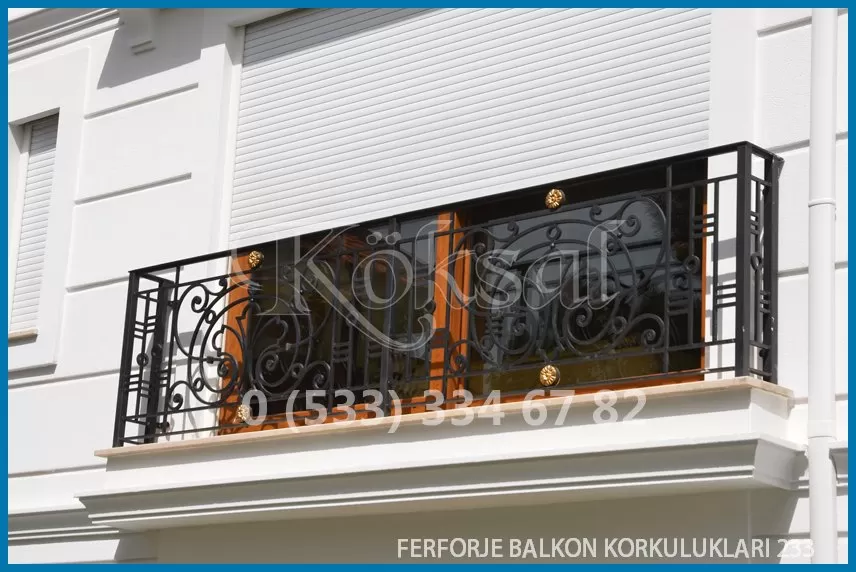 Ferforje Balkon Korkulukları 233