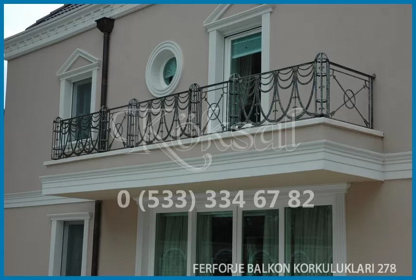 Ferforje Balkon Korkulukları 278