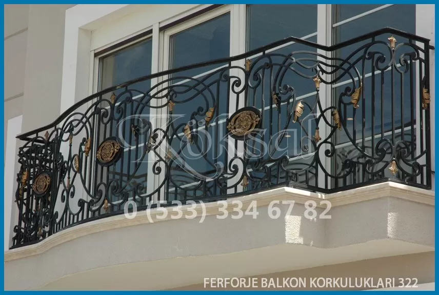 Ferforje Balkon Korkulukları 322