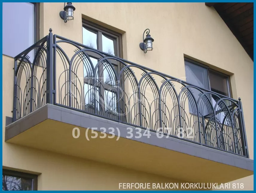 Ferforje Balkon Korkulukları 818