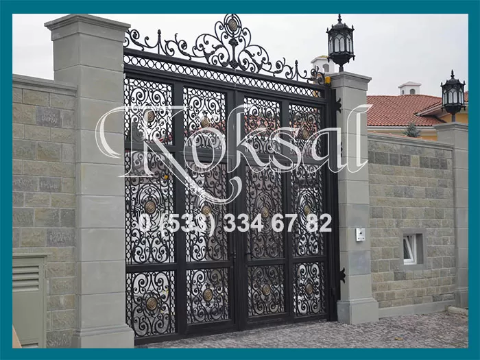 Ferforje Demir Villa Kapısı Desenleri