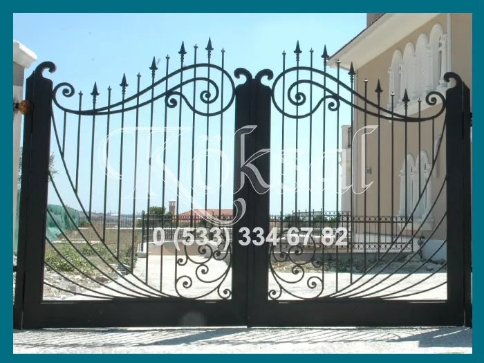 Ferforje Demir Villa Kapısı