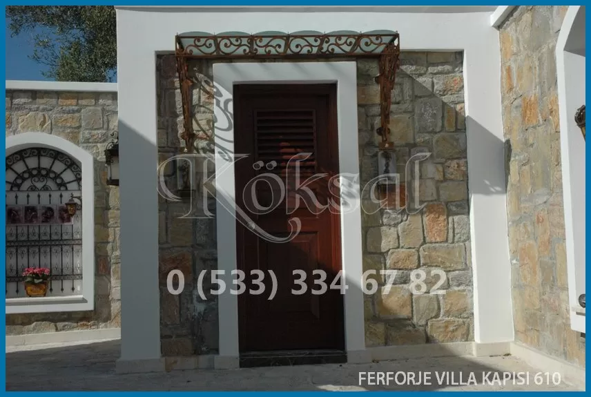 Ferforje Villa Kapıları 610