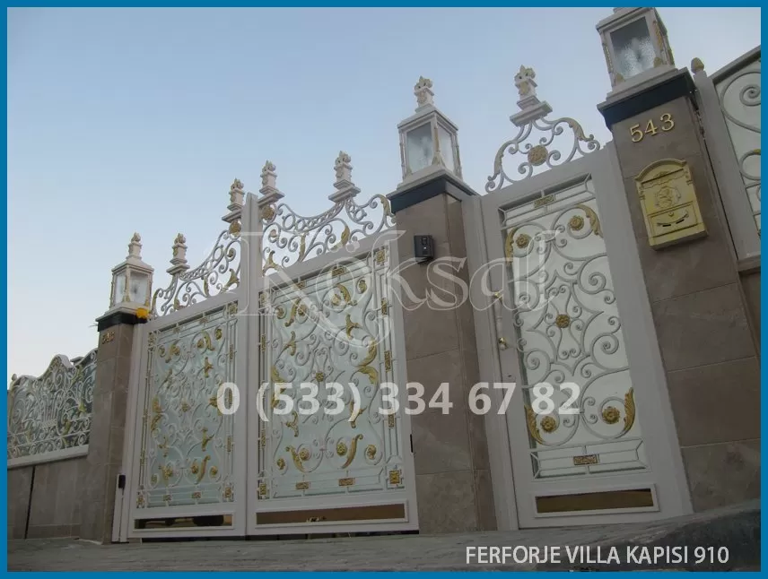 Ferforje Villa Kapıları 910