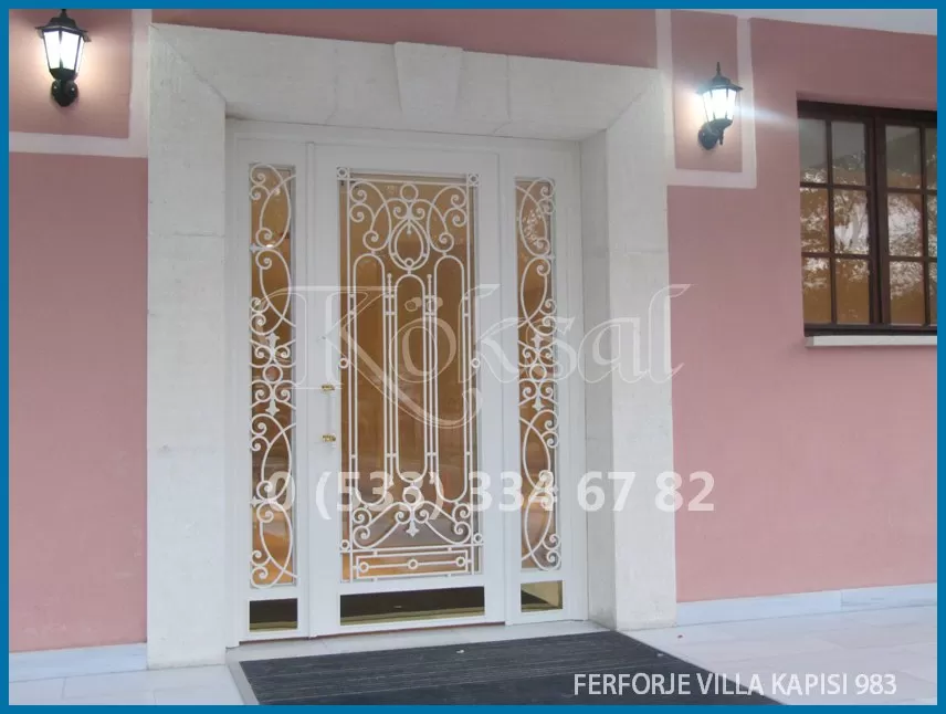 Ferforje Villa Kapıları 983