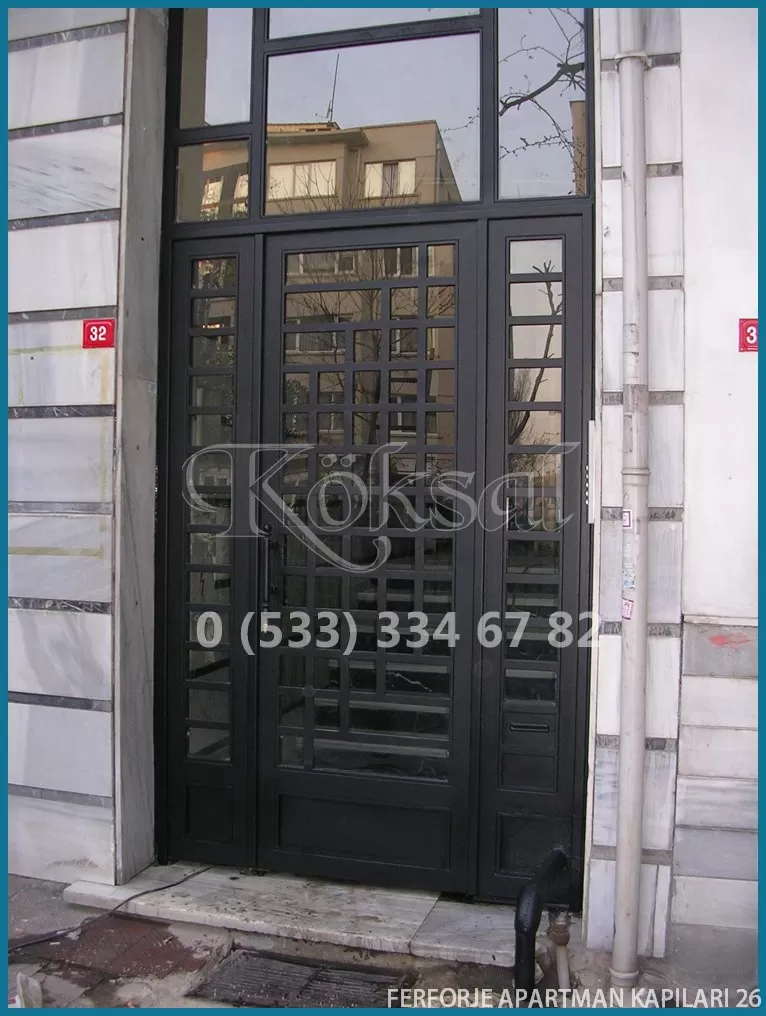 klasik apartman kapı model