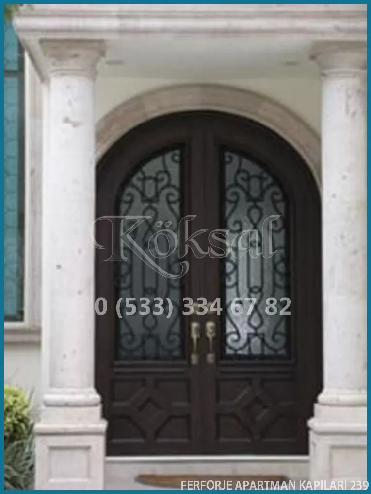 modern ahşap villa kapısı