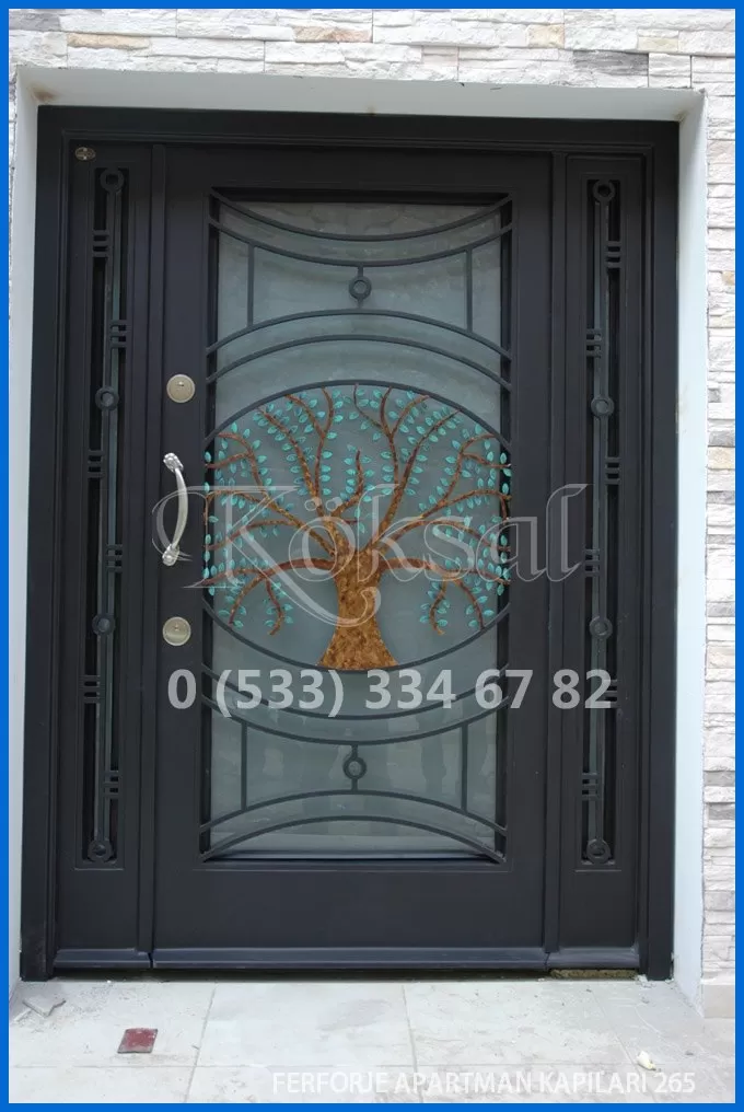 motifli villa kapı fiyat