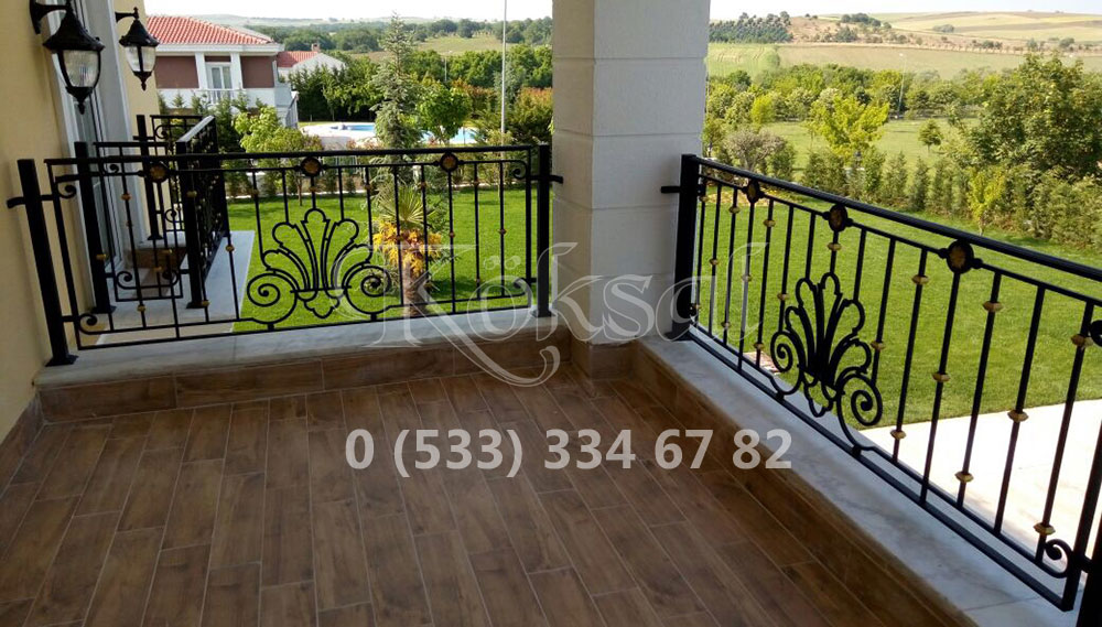duvar korkuluk villa balkon