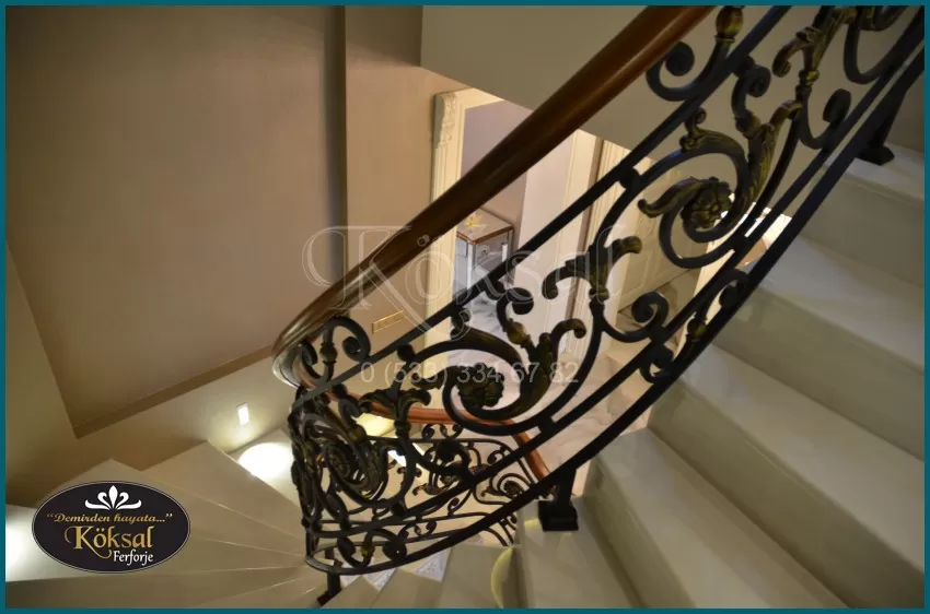 Bina İçi Merdiven Korkulukları – Villa Merdiven Korkulukları