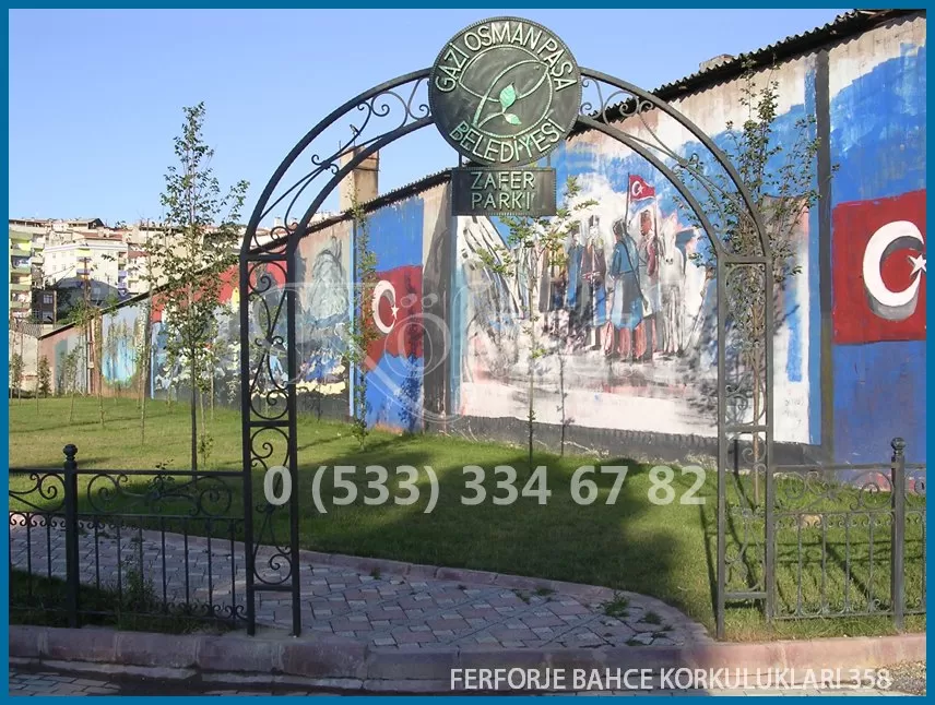 Ferforje Bahçe Korkulukları 358