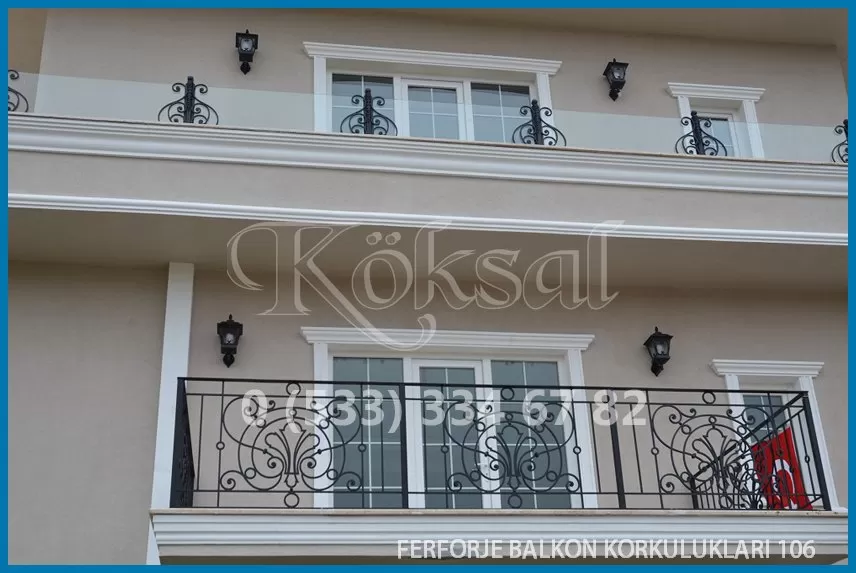 Ferforje Balkon Korkulukları 106