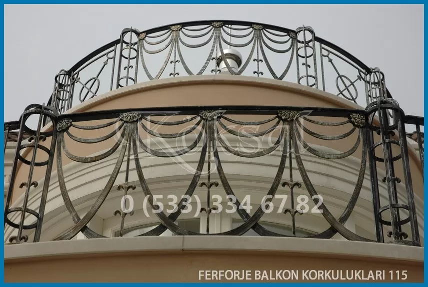 Ferforje Balkon Korkulukları 115