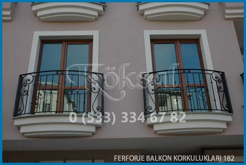Ferforje Balkon Korkulukları 182