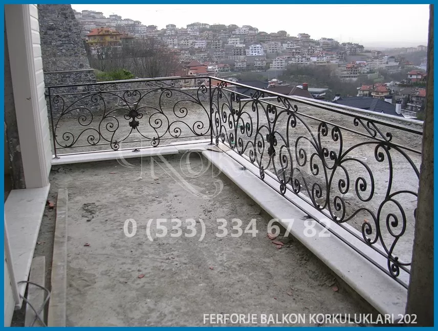 Ferforje Balkon Korkulukları 202