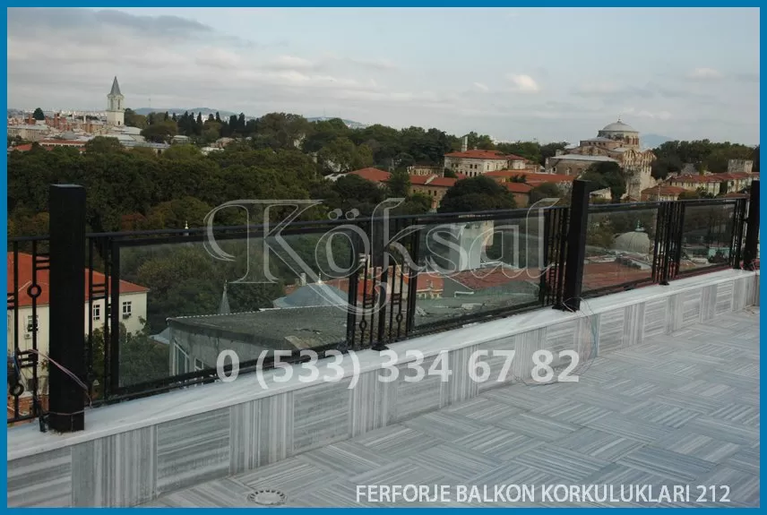Ferforje Balkon Korkulukları 212