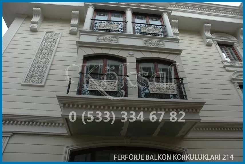 Ferforje Balkon Korkulukları 214