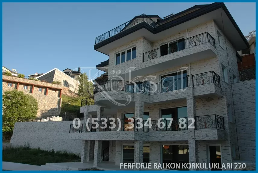 Ferforje Balkon Korkulukları 220