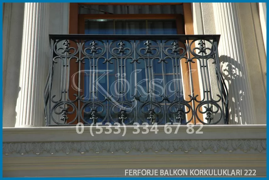 Ferforje Balkon Korkulukları 222