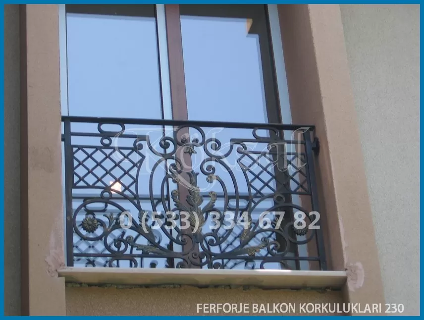 Ferforje Balkon Korkulukları 230