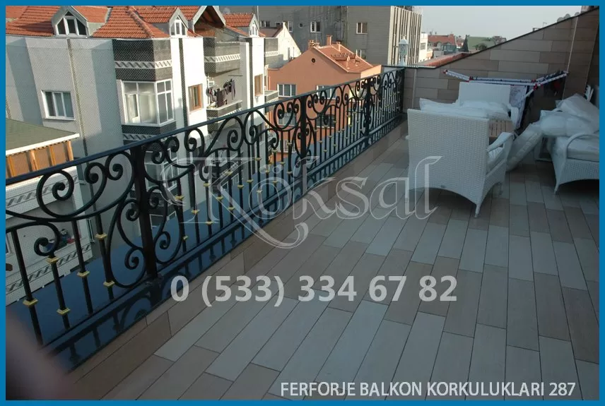 Ferforje Balkon Korkulukları 287