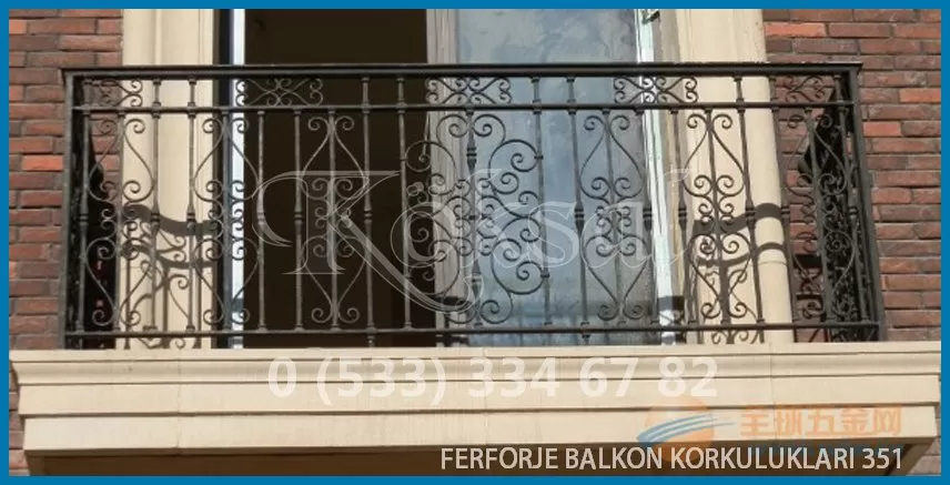 Ferforje Balkon Korkulukları 351