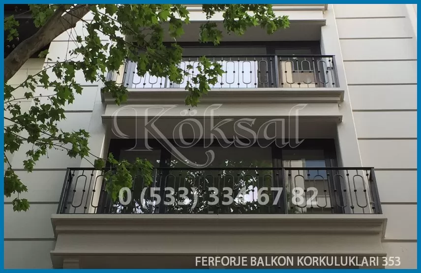 Ferforje Balkon Korkulukları 353