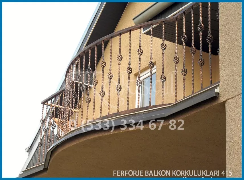 Ferforje Balkon Korkulukları 415