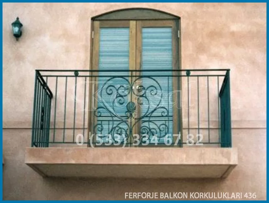 Ferforje Balkon Korkulukları 436