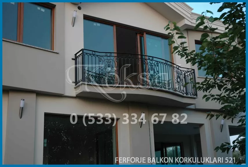 Ferforje Balkon Korkulukları 521