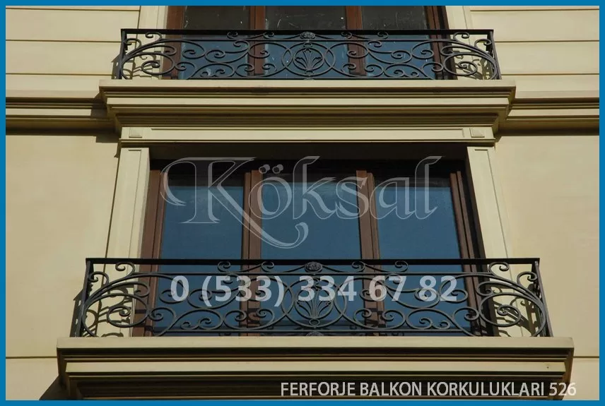 Ferforje Balkon Korkulukları 526