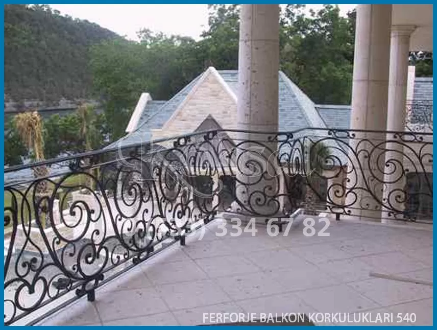 Ferforje Balkon Korkulukları 540
