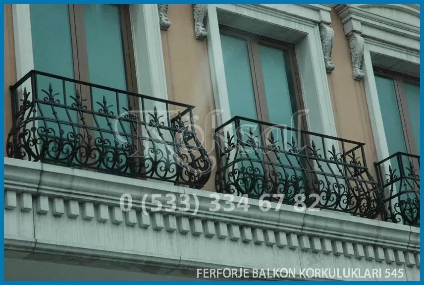 Ferforje Balkon Korkulukları 545