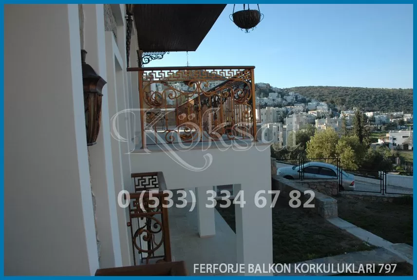 Ferforje Balkon Korkulukları 797