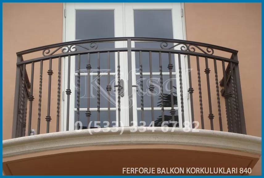 Ferforje Balkon Korkulukları 840