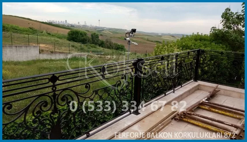Ferforje Balkon Korkulukları 872