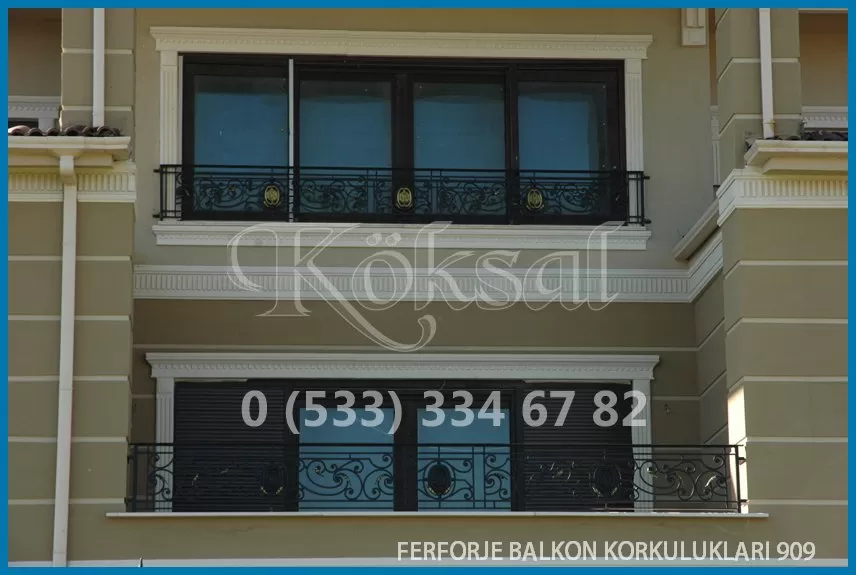 Ferforje Balkon Korkulukları 909