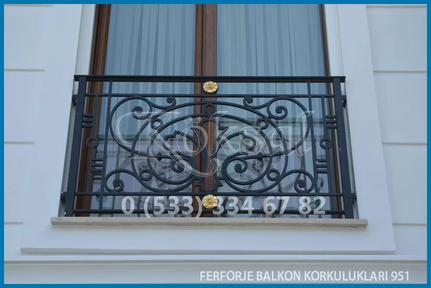 Ferforje Balkon Korkulukları 951