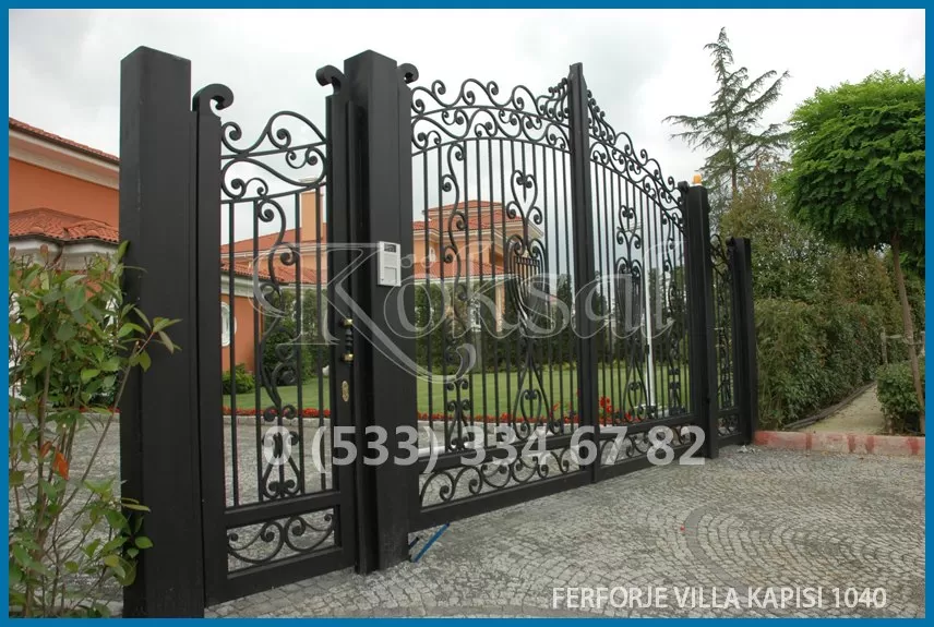 Ferforje Villa Kapıları 1040