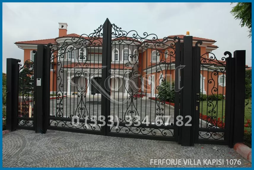 Ferforje Villa Kapıları 1076