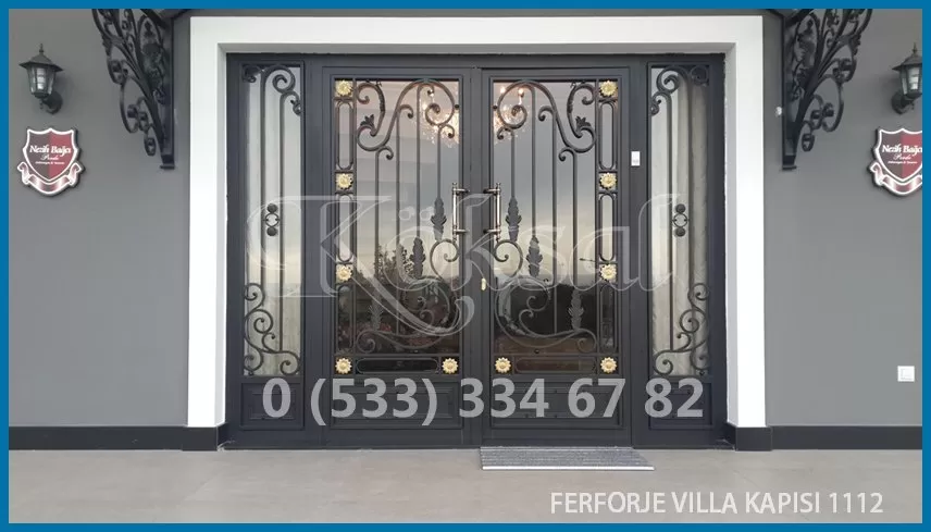 Ferforje Villa Kapıları 1112