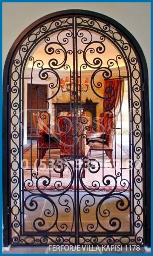 Ferforje Villa Kapıları 1178