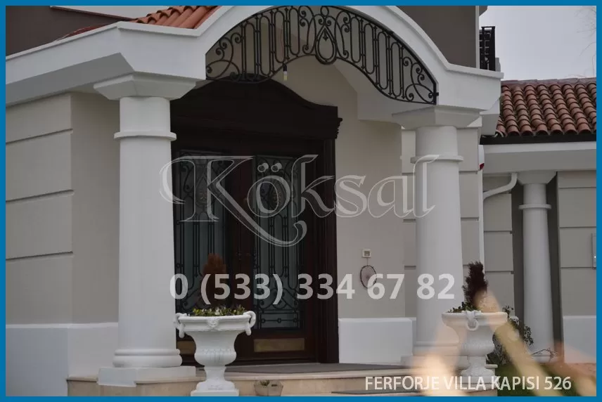 Ferforje Villa Kapıları 526