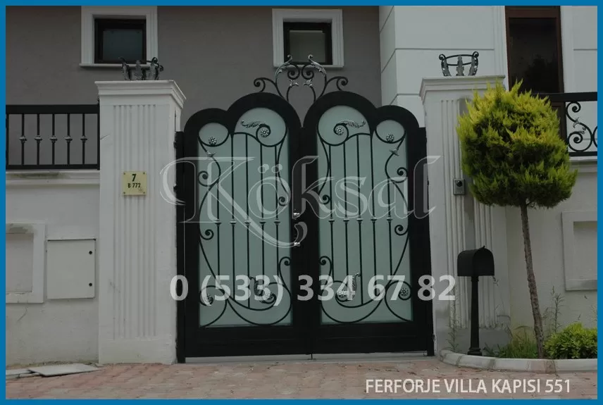 Ferforje Villa Kapıları 551