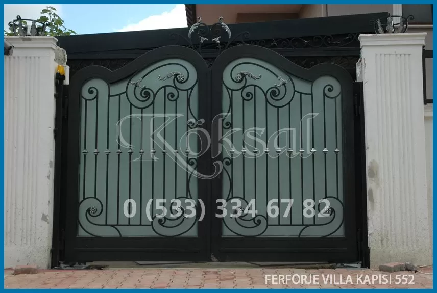 Ferforje Villa Kapıları 552